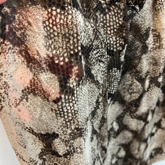 Chloe K. Snakeskin Patterned Blouse - Picture 6 of 6